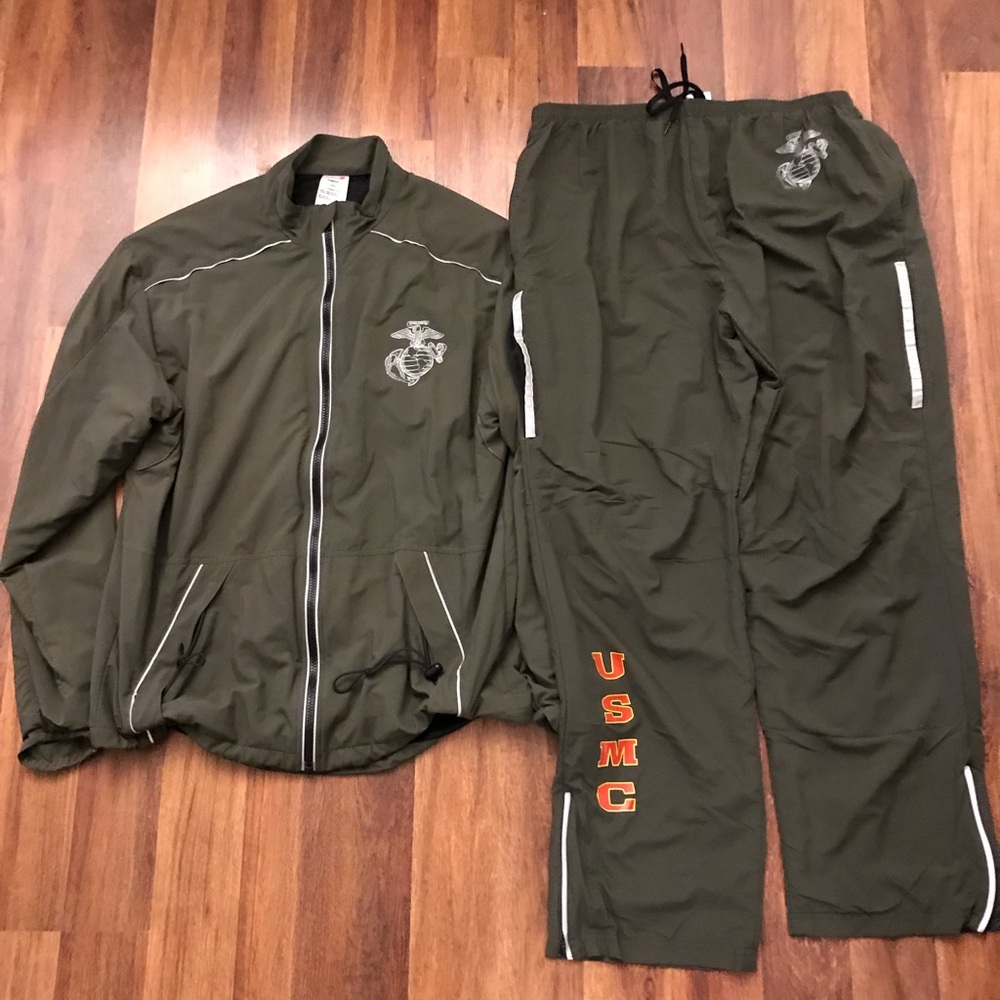USMC Marine PT uniform,track suit,windbreaker,pant